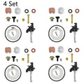 Set of 4 Carburetor Repair Kits for Honda GX110 GX120 GX160 (5.5HP 6.5HP)