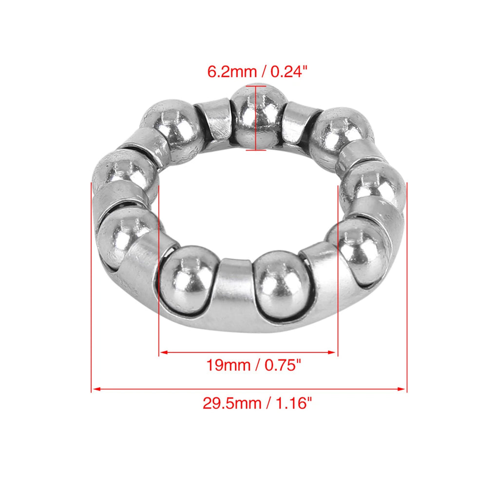 Bicycle Wheel Bearing Cage Retainer Universal Set for 29.5x9mm Axle (4)