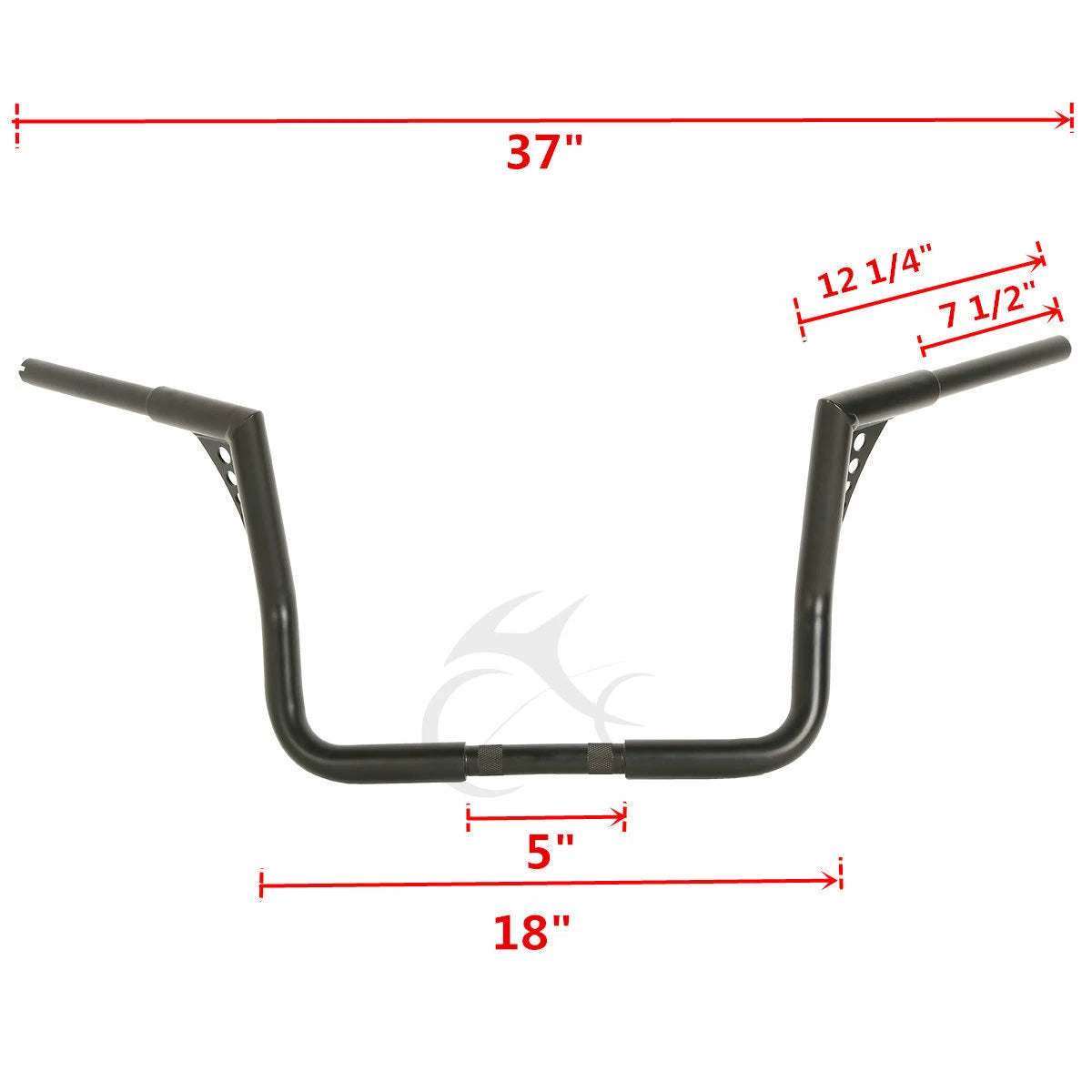 14" Black Ape Hanger Handlebar for Harley Street Glide FLHX (1982–2024)