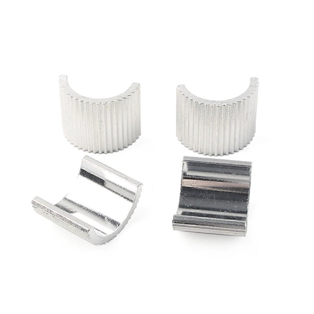Set of 4 Handlebar Mount Risers Clamp Conversion Shims for Motorcycles