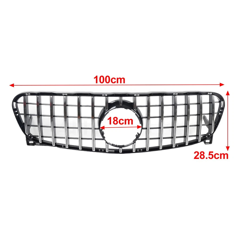 GTR Style Front Bumper Grille for Mercedes Benz GLA Class X156 (2014–2016)