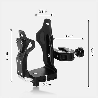 Universal Adjustable Cup Holder for Motorcycle ATV - Anti Theft