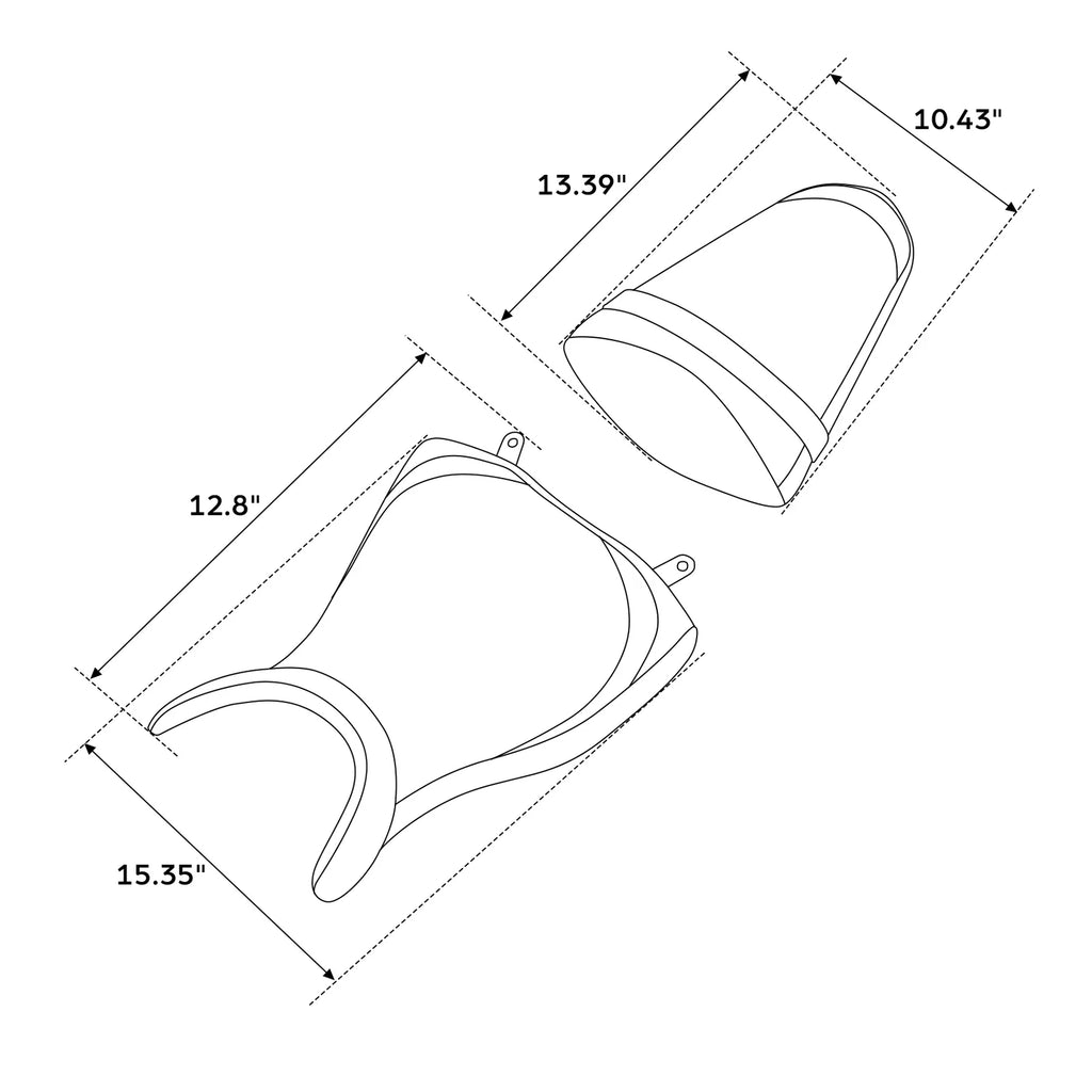 Driver & Passenger Seats for Yamaha YZF R3 (2015–2024)