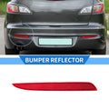 Rear Bumper Reflector Replacement for Mazda 3 BL (2010–2013) Red