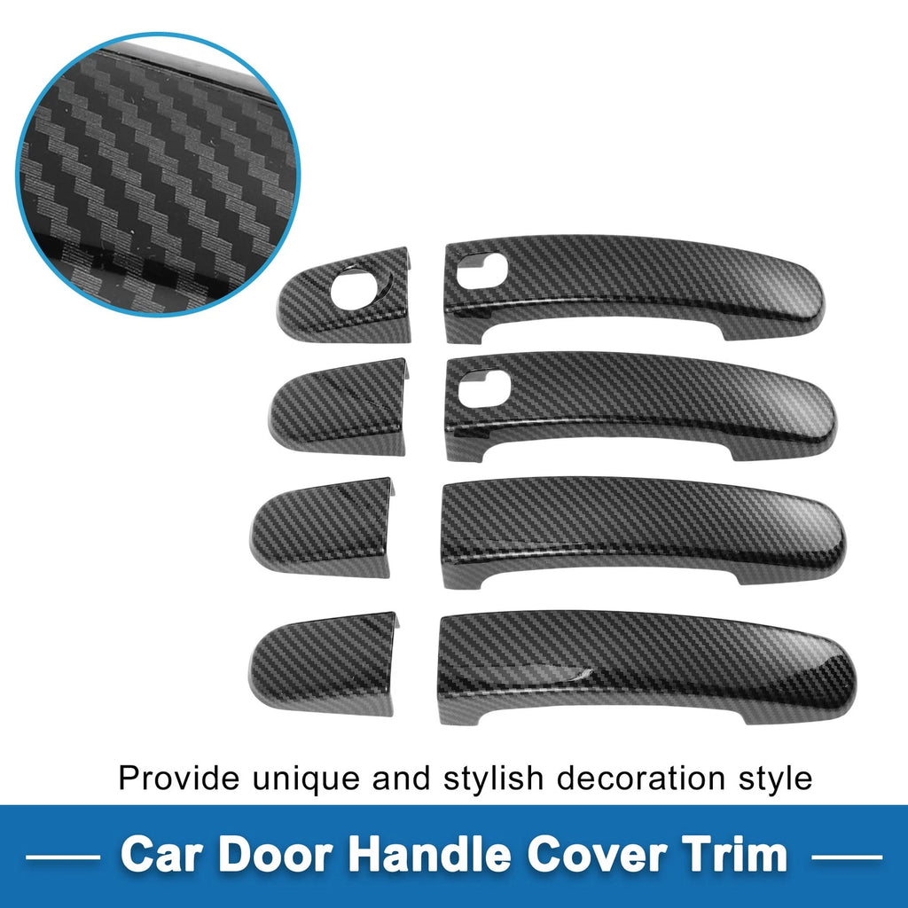 Door Handle Cover Trim Side for Ford Ranger Silver Tone (2011–2018)
