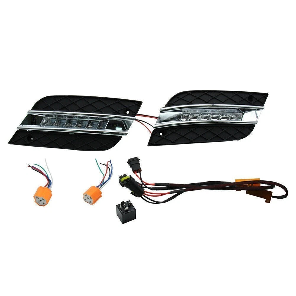 2X LED Daytime Running Lights DRL for Mercedes ML-Class (2009–2011)