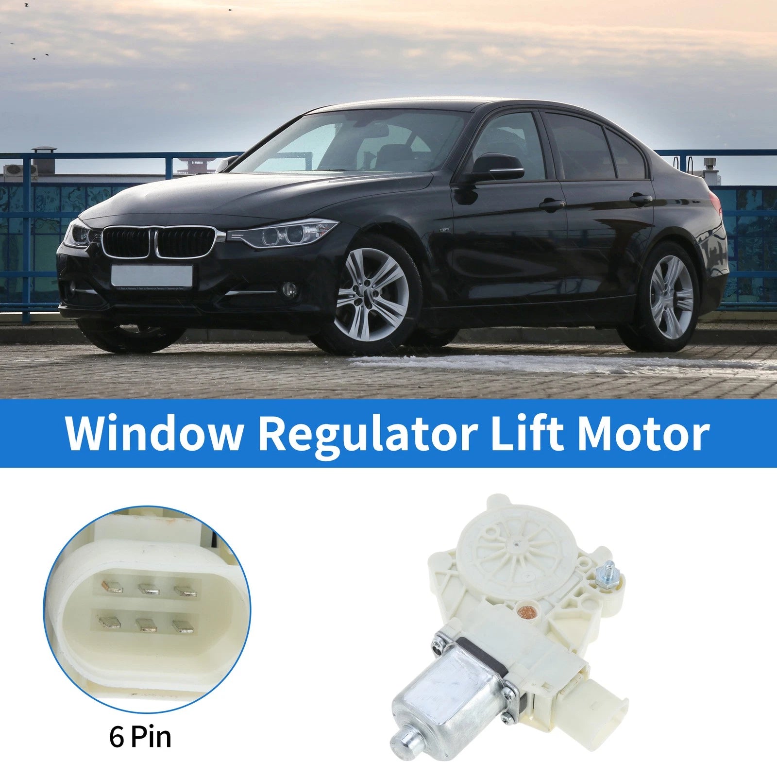 Power Window Regulator Lift Motor for BMW 323i (2006–2011)