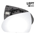 Left Side Mirror Glass Non Heated for Hyundai Elantra (2016–2018)