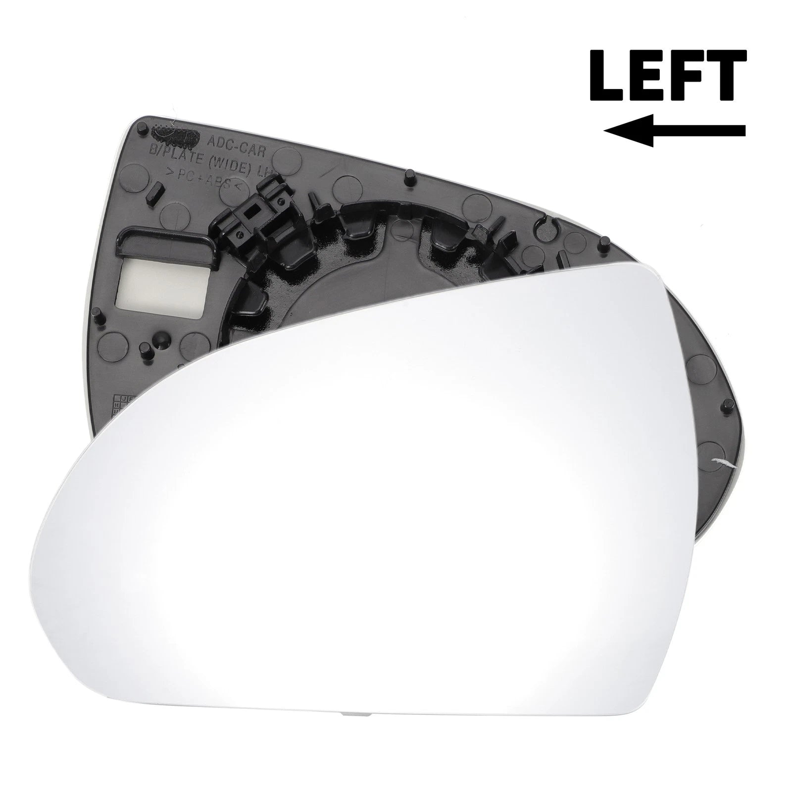 Left Side Mirror Glass Non Heated for Hyundai Elantra (2016–2018)
