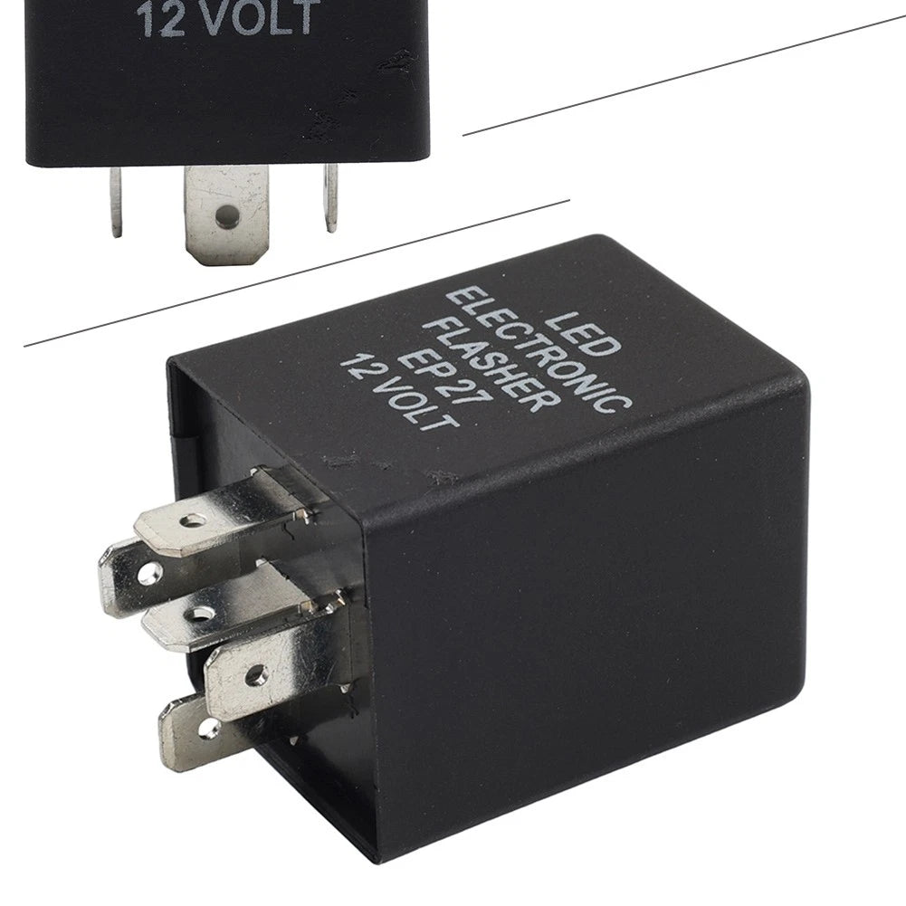 5-Pin EP27 FL27 LED Flasher Relay Fix For LED Turn Signal Lamps Hyper Flash