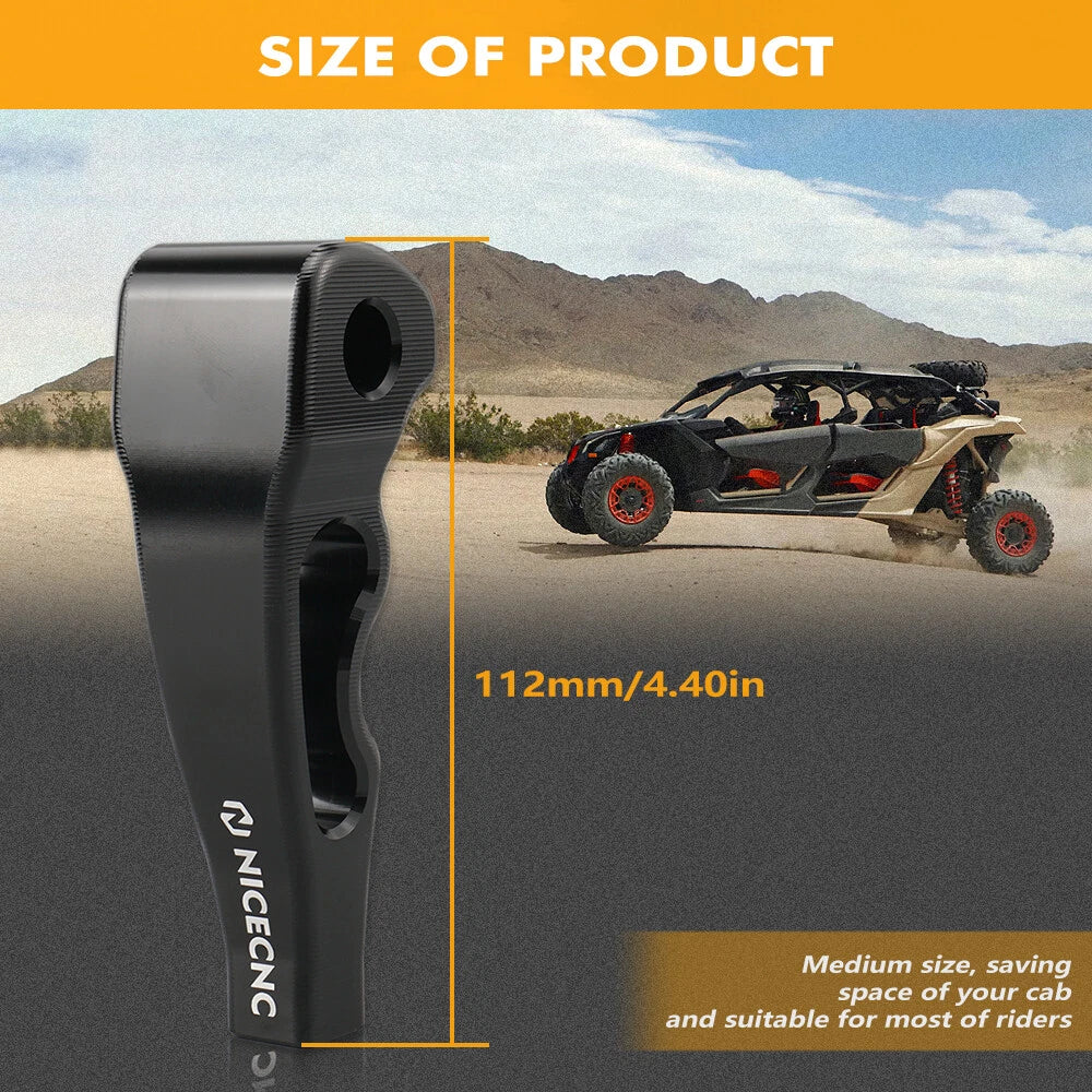 Shift Knob for Can-Am Maverick X3 MAX RR & R (2017–2022) Black