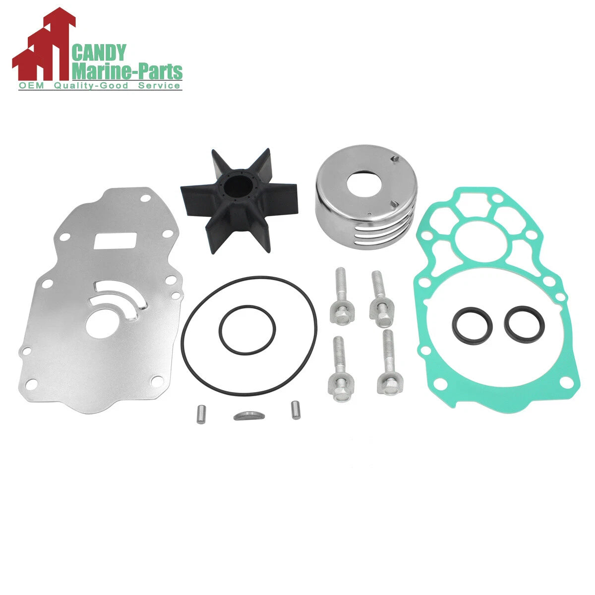 Water Pump Repair Kit for Yamaha 225/250/300HP Outboards (6CE-W0078-00-00)
