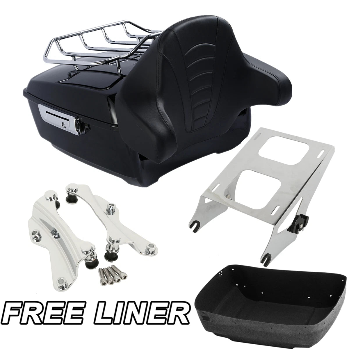 Trunk Mount Rack Docking Kit Pad for Harley Touring Glide (2014–2025)