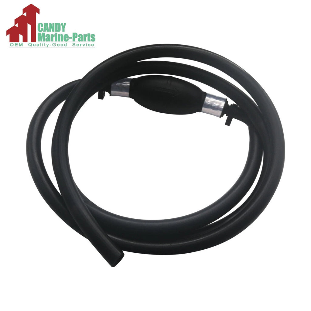 3/8" Fuel Hose Line Assembly with Primer Bulb for Marine Outboard Motors