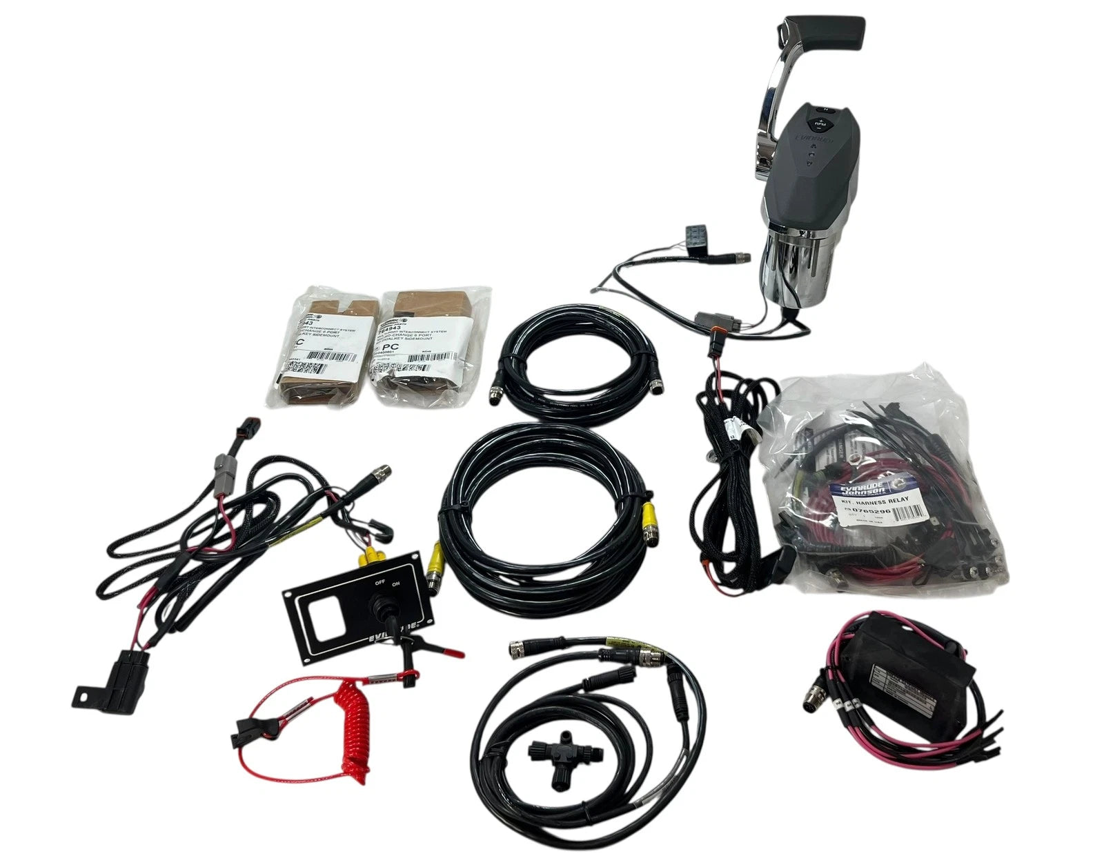 Evinrude ICON 1 Single Engine Control Kit 767042, 767036 for Evinrude (OEM)