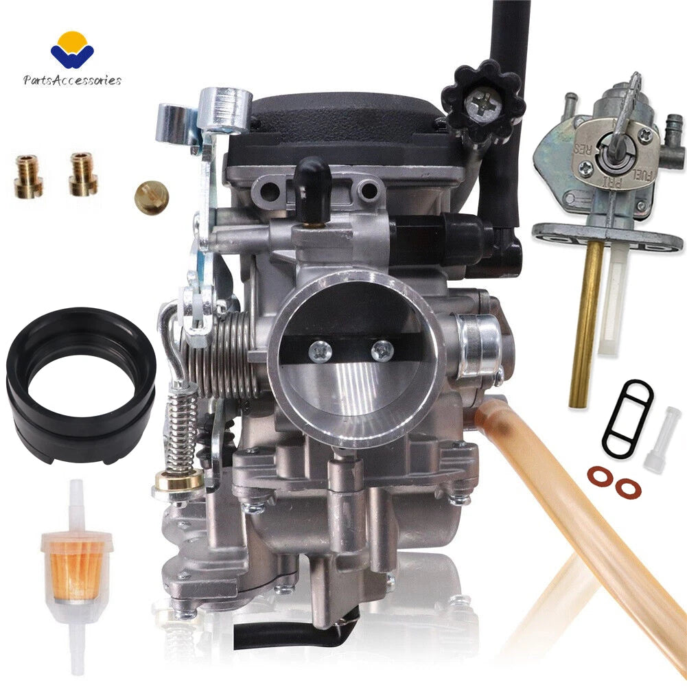 Carburetor & Intake Manifold + Fuel Petcock Valve for Kawasaki Vulcan 800 (1996–2006)