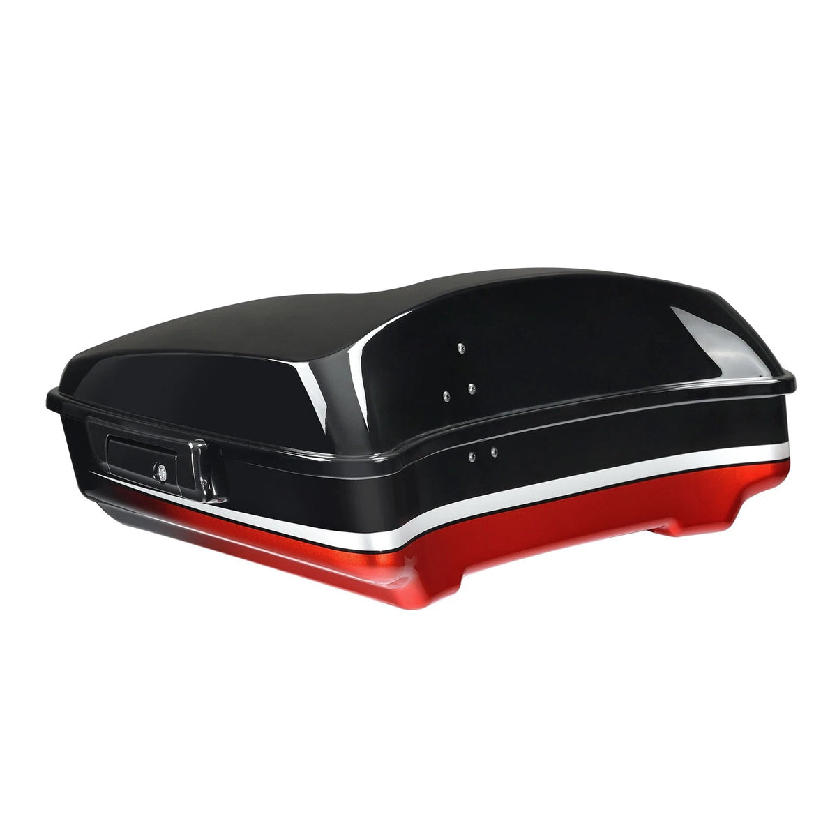 Chopped Trunk for Harley Touring (2014–2025) - Sunset Orange/Black Fade