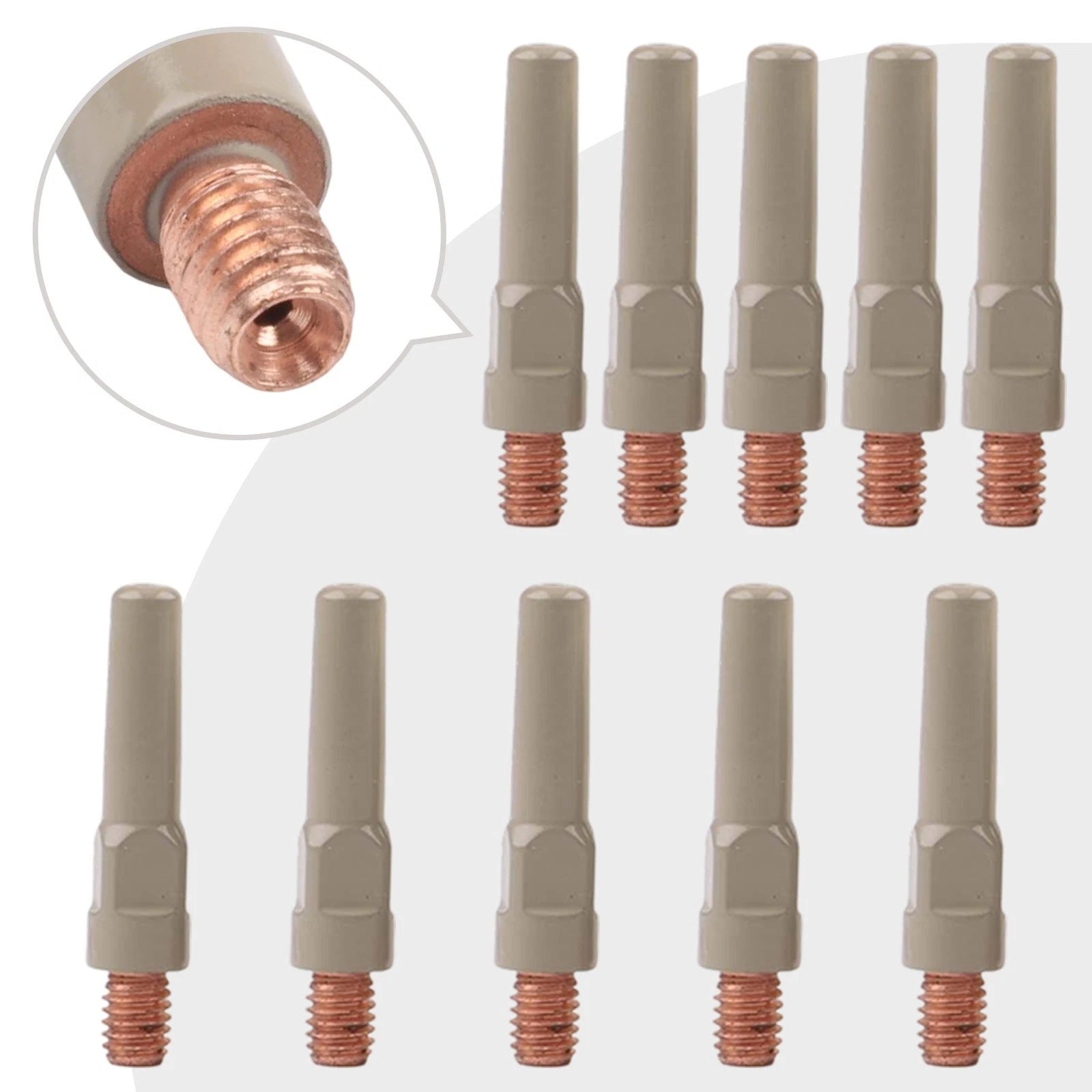 Set of 10 NonStick Tips for MIG Torches