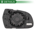 Heated Left Side Mirror Glass for Audi A3 A4 A5 (2010–2013)