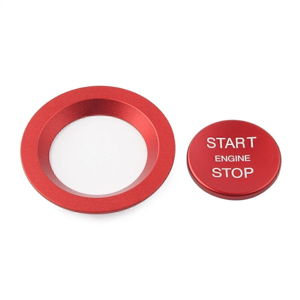 Keyless Engine Start Button with Ring Red for Land Rover Jaguar (2010–2023)