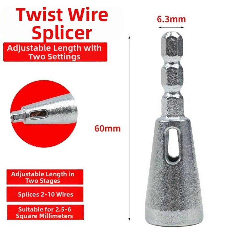 Automatic Wire Twisting Device for 2-10 Conductors (Adjustable Length 2.5-6 mm²)