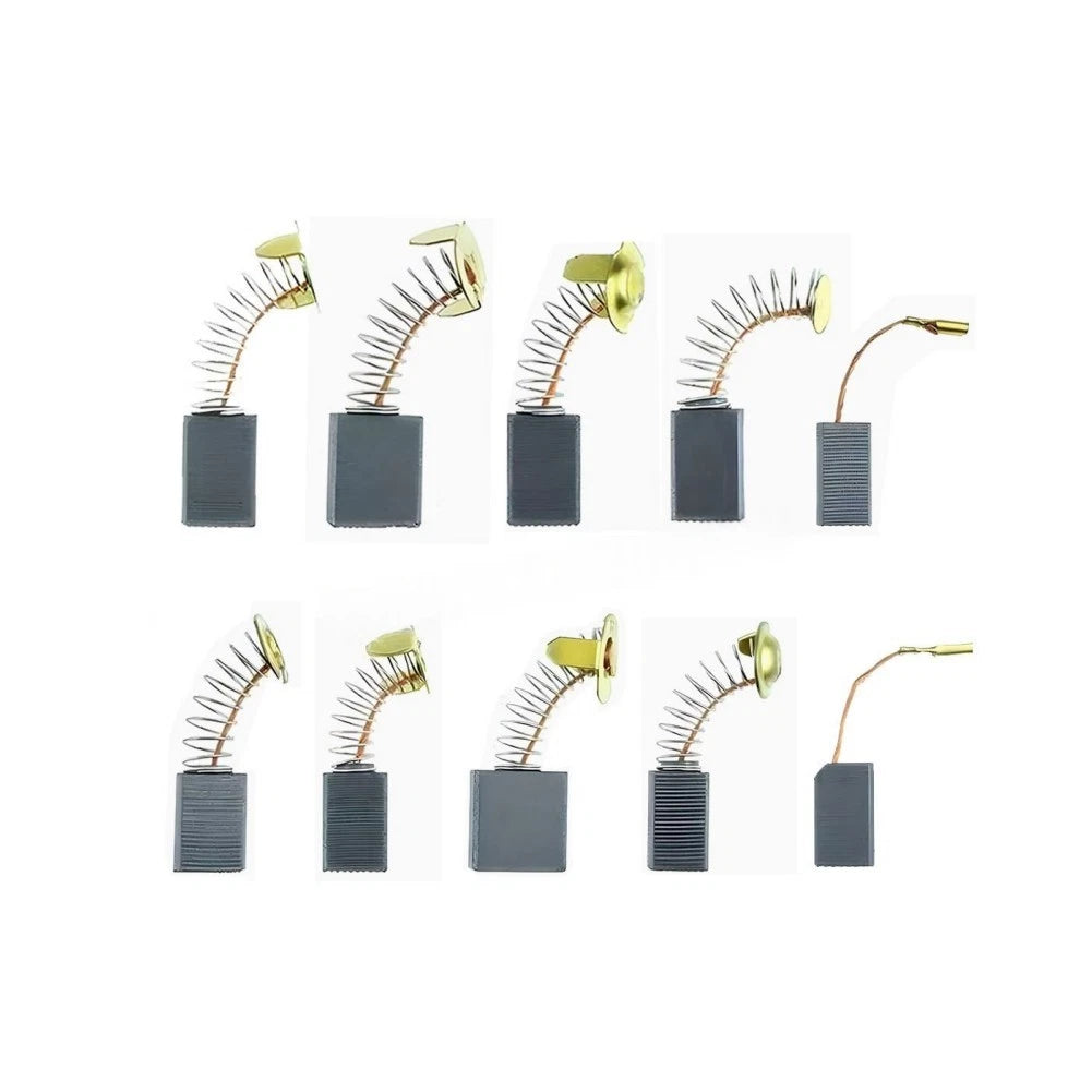 80Pcs Electric Motor Carbon Brushes for Power Tools (Various Sizes)