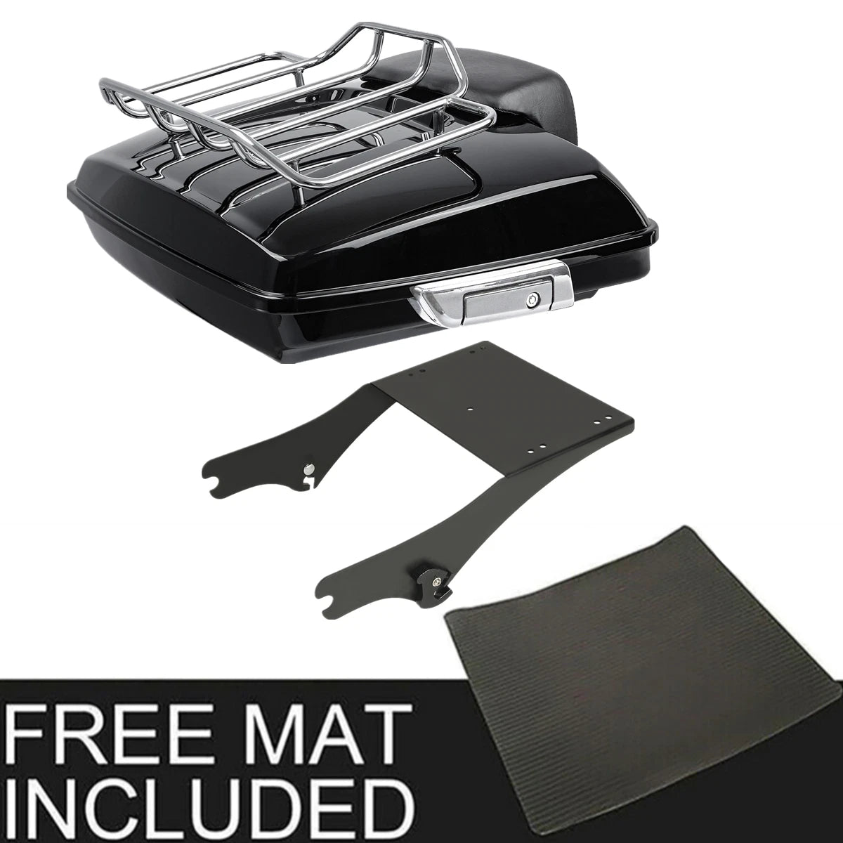 5.5'' Razor Trunk Pad Mount Rack for Harley Touring Electra Glide (1997–2008)