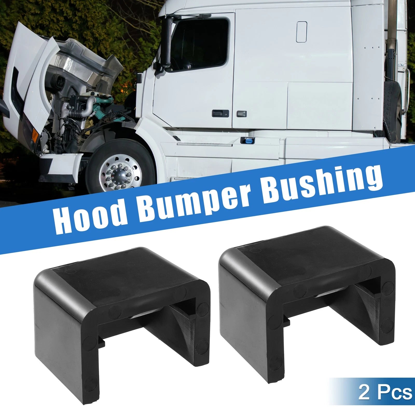 2X Hood Bumper Bushing for Peterbilt 365 (2005–2023)