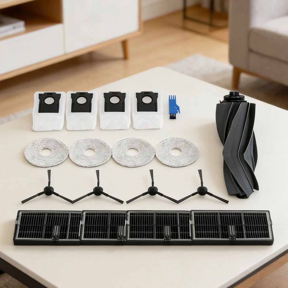 Robot Vacuum Kit for (Anti-tangle Brush, Dust Bag)