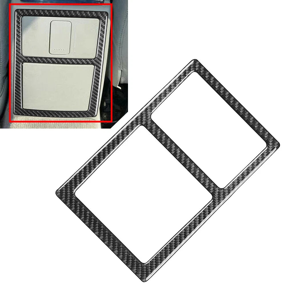 Rear Console Panel Frame Cover Trim for Volkswagen Passat B5 (2001–2005) Black
