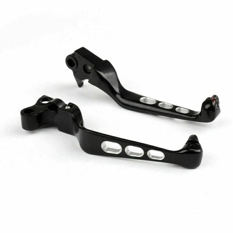 CNC Cut Brake Clutch Levers for Harley Softail CVO Dyna Classic Road King (T9)