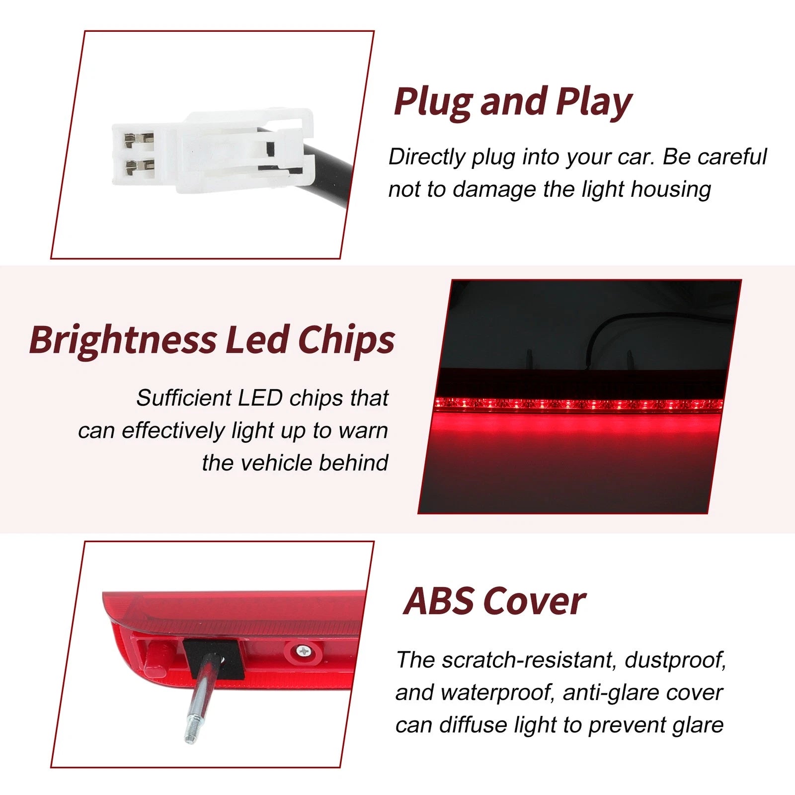 LED Third Brake Light for Kia Sorento (2016–2020) No. 92700C5000