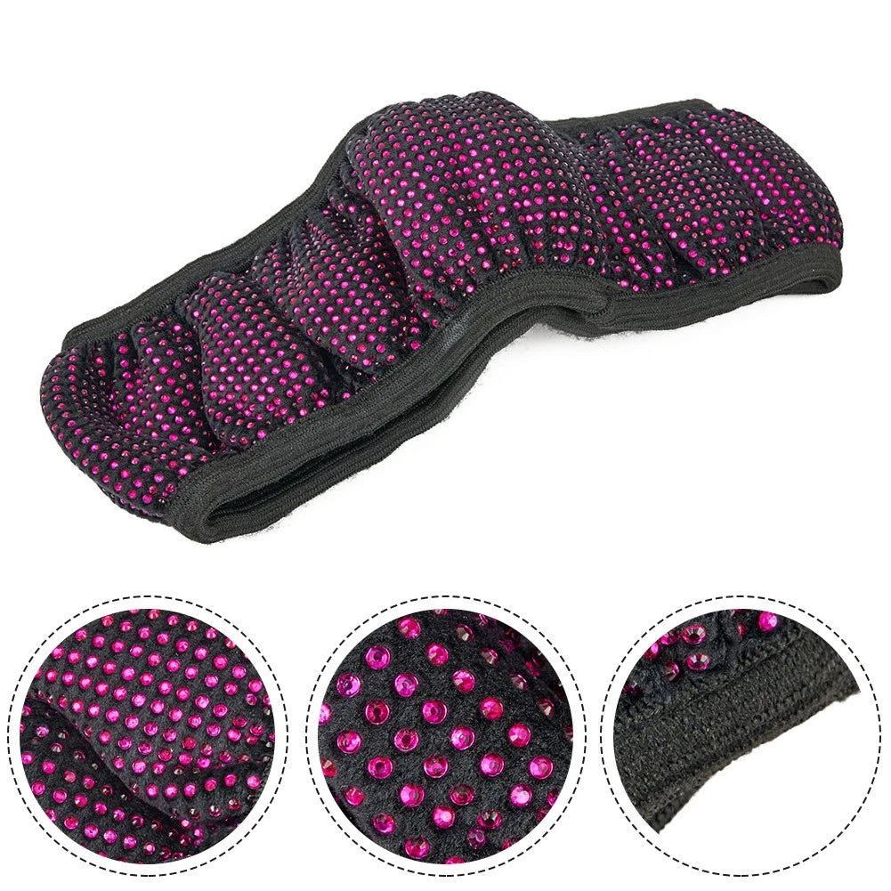 Steering Wheel Cover for Universal Fit (37-38cm) - Bling Decorative Accessory