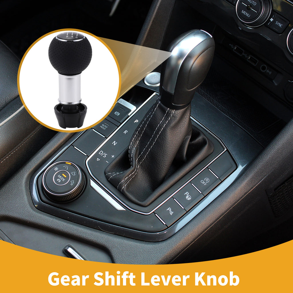 6 Speed Manual Shift Knob Replacement for Audi A3 (2008–2020) Black