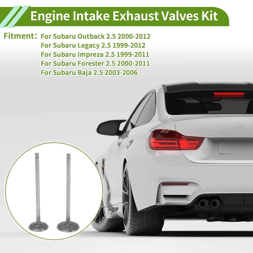 Engine Intake Exhaust Valves Kit for Subaru Outback 2.5 (2010–2014)