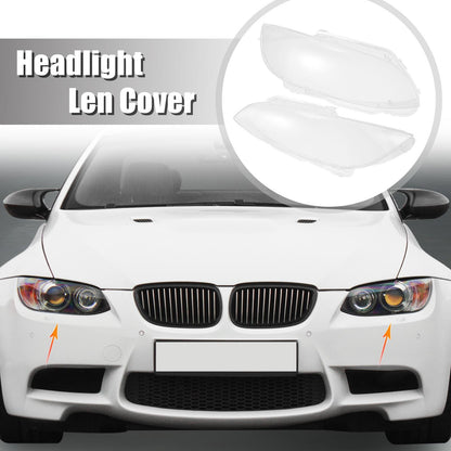 Headlight Lens Cover Front Pair for BMW M3 (2008–2013)
