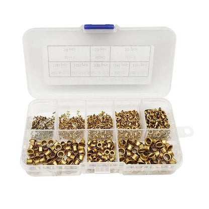 Brass Hollow Rivets for Outdoor Gear Maintenance