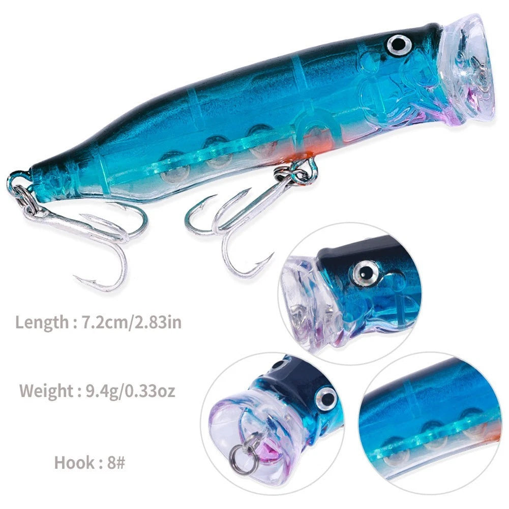 7cm Topwater Bait for Fishing (Trigger Aggressive Fish Strikes)