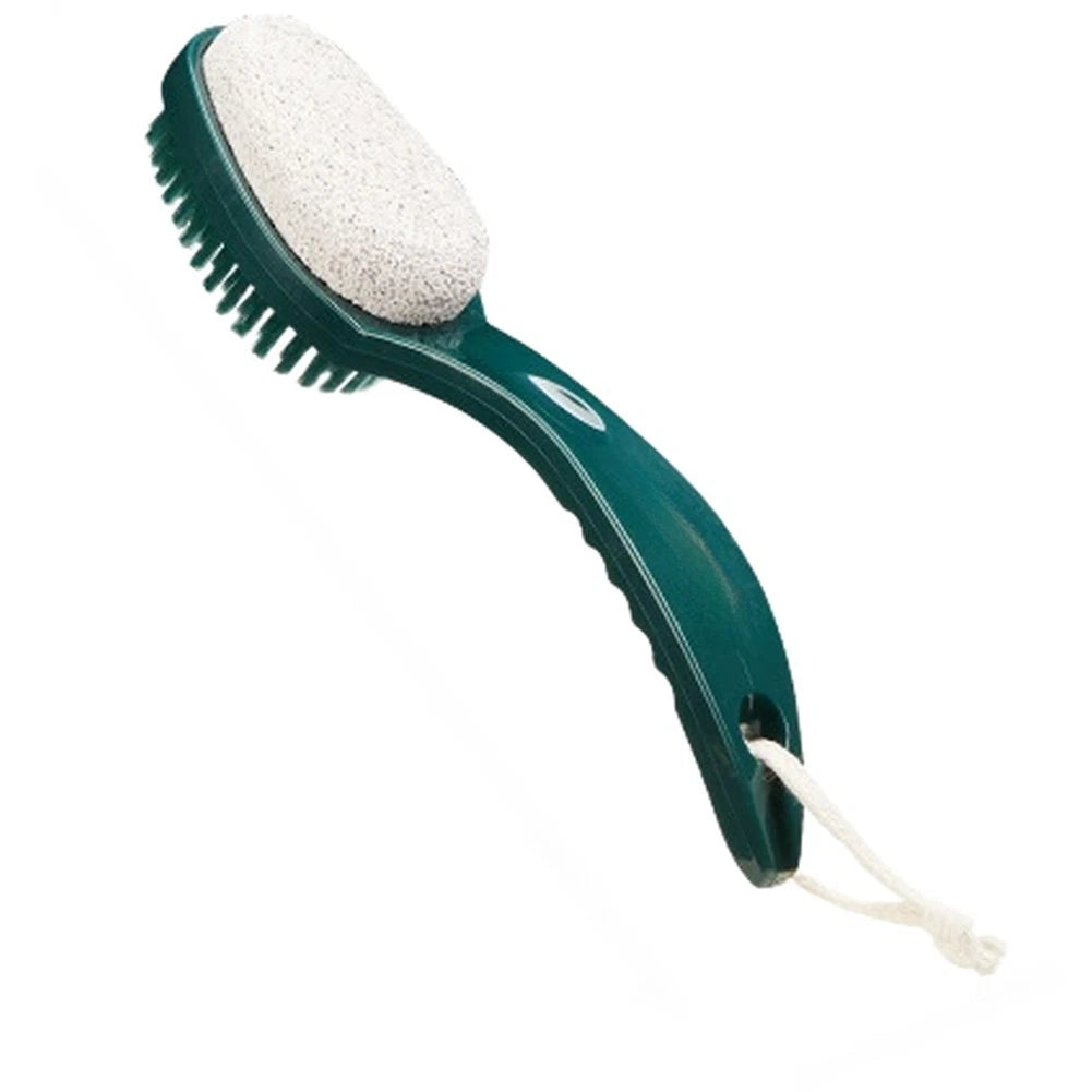 2X Foot Stone Remover with Soft Bristle Side Double Sided Pumice Tool