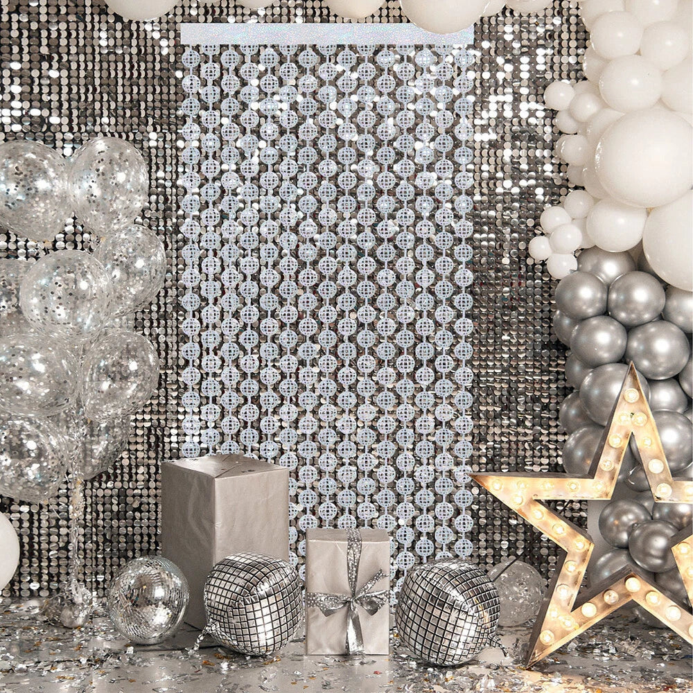 2 pcs Disco Ball Decorations for Photo Booth Props