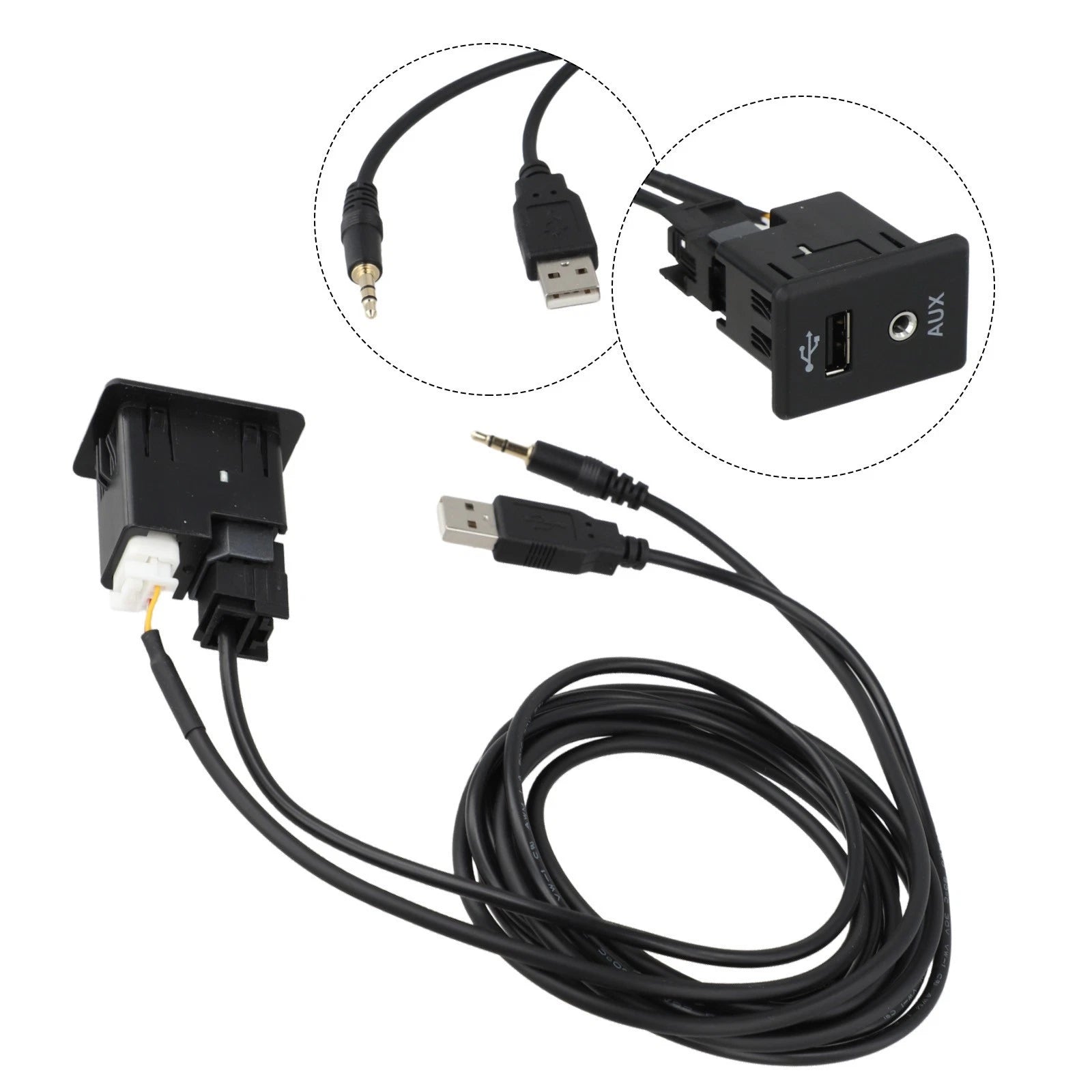 AUX Interface + USB Cable for Nissan Models (2013–2019)