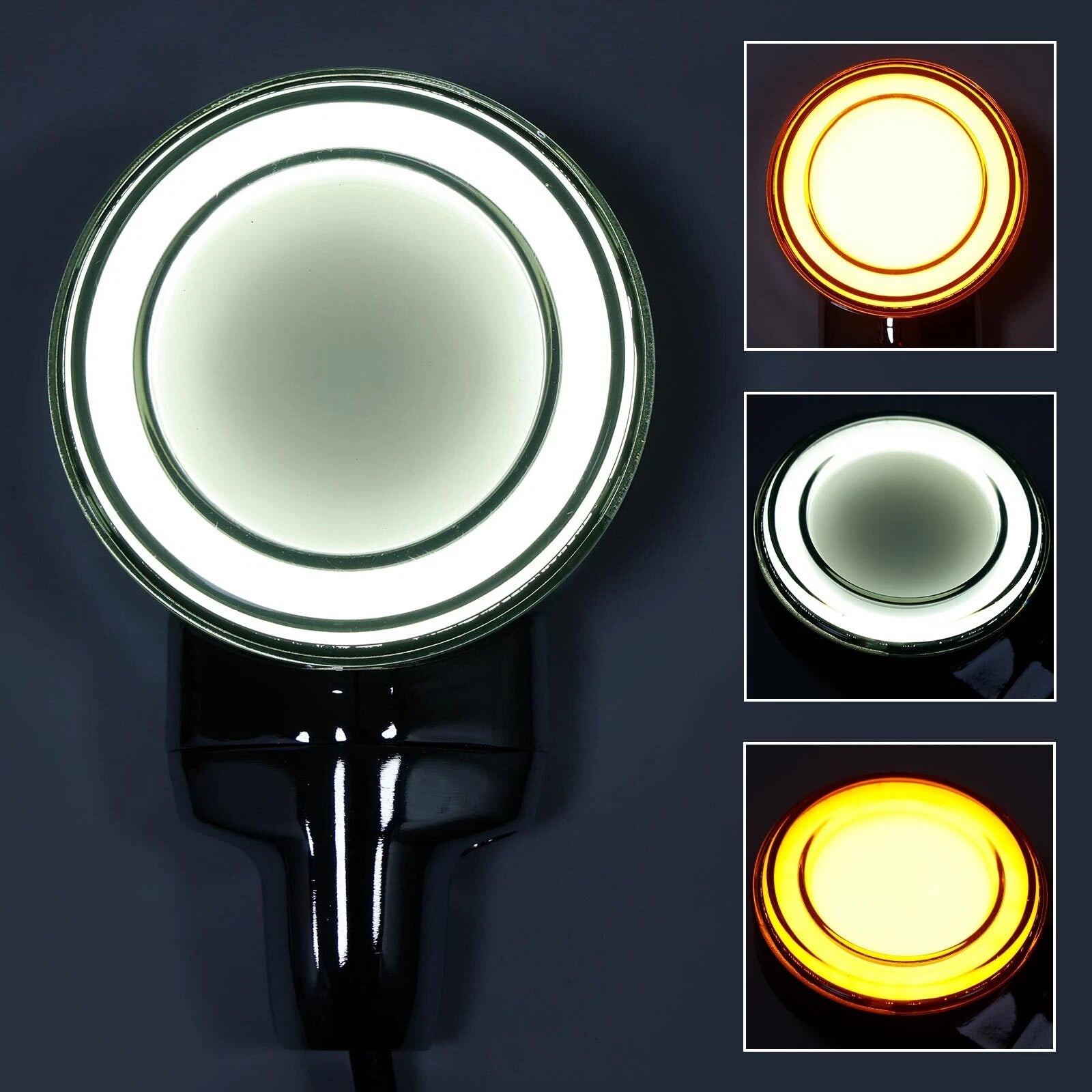 LED Flat Front Turn Signal Light for Heritage Softail Classic (1999–2023) Chrome