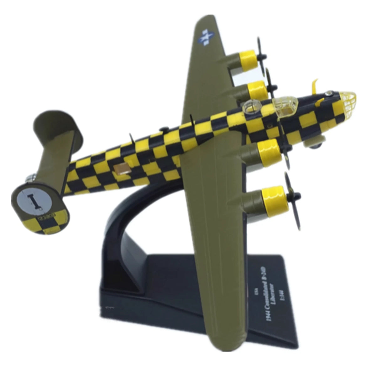 1/144 Scale B-24D Liberator Bomber Model with Stand (WWII)