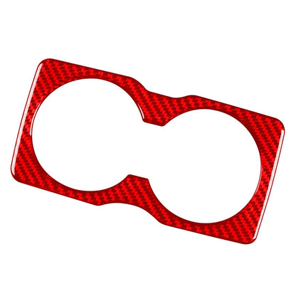Rear Water Cup Holder Panel Cover Trim for Jeep Cherokee (2014–2022) Carbon Red