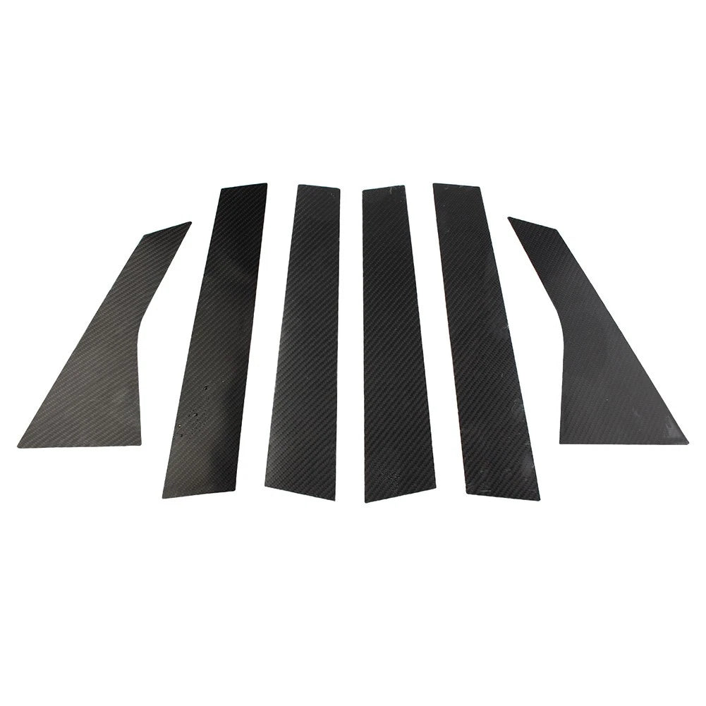 6X B Pillar Post Cover Trim for Honda Accord (2018–2021)