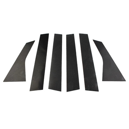6X B Pillar Post Cover Trim for Honda Accord (2018–2021)