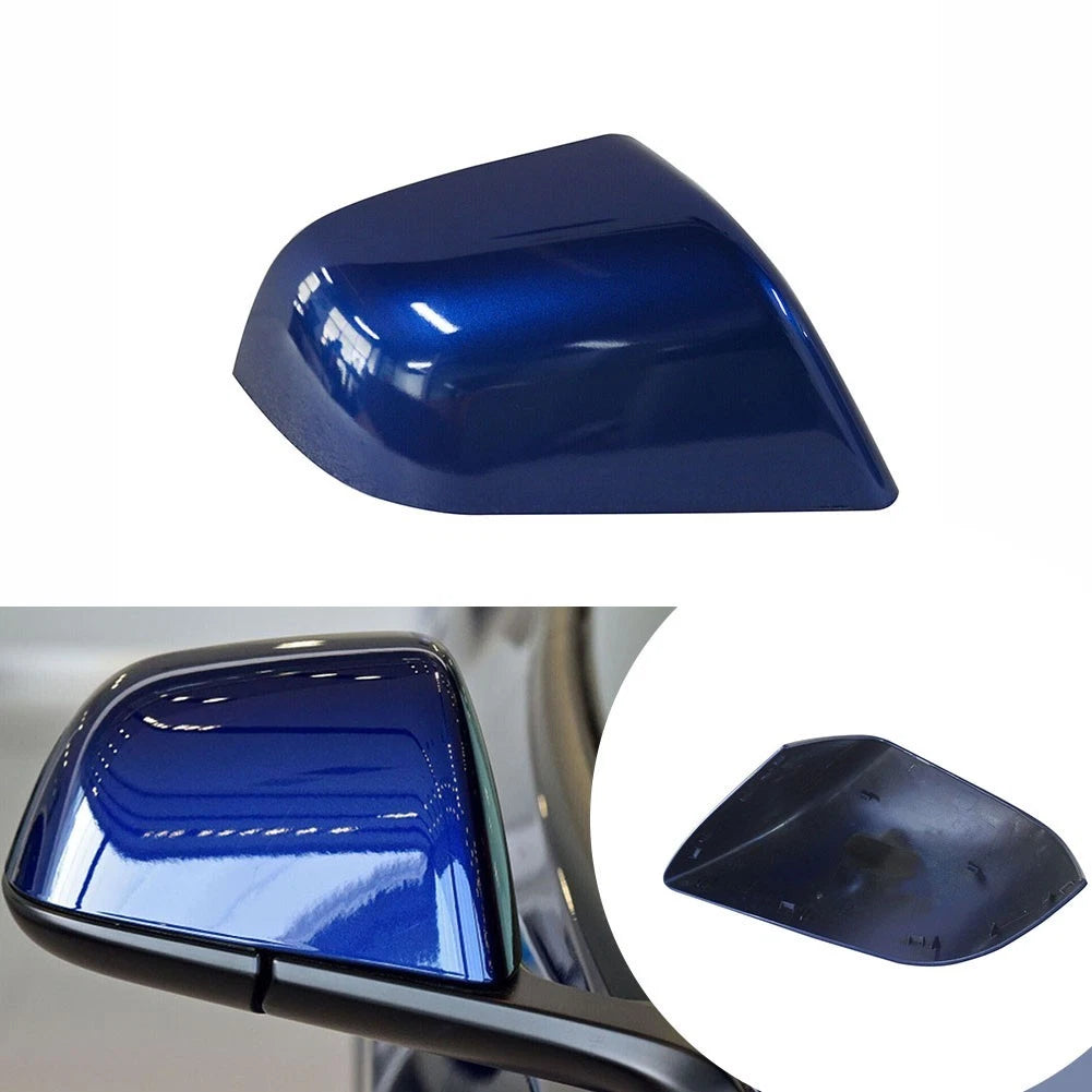 Blue Rear View Mirror Cover for Tesla Model 3 (2017–2021)