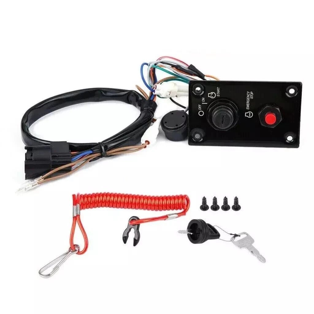 Ignition Key Switch Panel for Suzuki Outboard (37100-96J24, 37100-96J27)