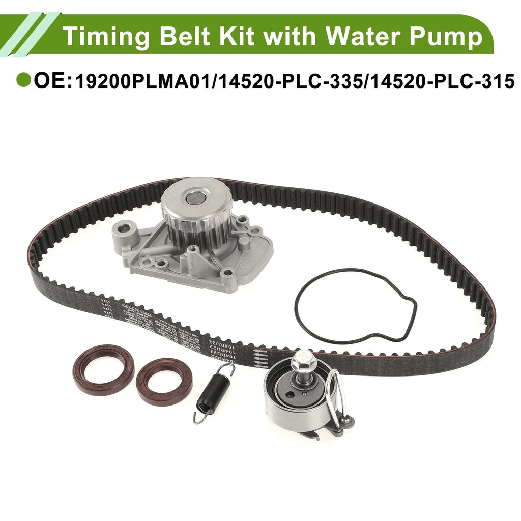 Timing Belt Kit with Water Pump for Honda Civic 1.7L 2003–2005 1 Set Engine