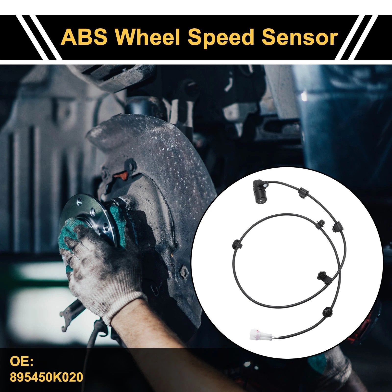 ABS Wheel Speed Sensor Rear Right Replacement for Toyota Hilux (2005–2008)